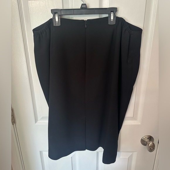 Jones New York Black Long Pencil Chic Sleek Platinum Collection Classic Skirt - Picture 3 of 4